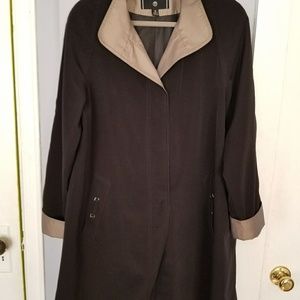 Black Raincoat by Portrait